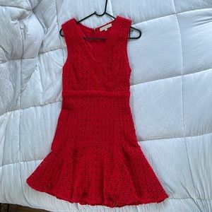 Size 2 red dress from Anthropologie. Brand is san & soni